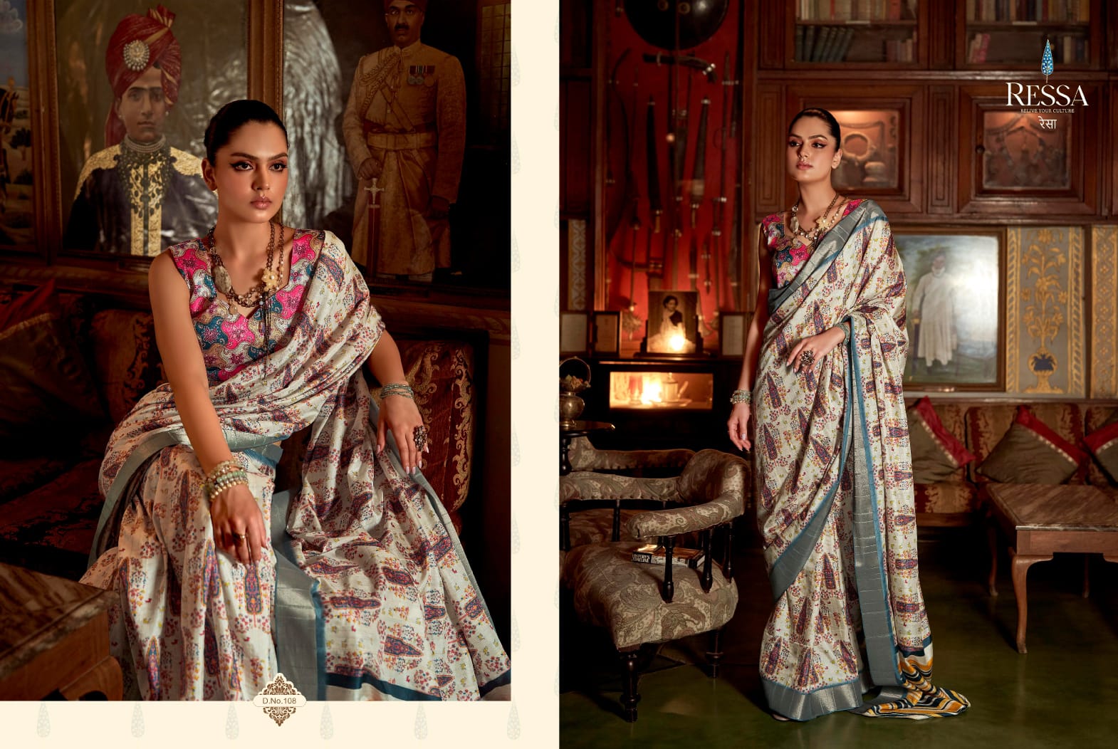 Rangressa By Ressa Kotha Jari Designer Sarees Wholesale Clothing Suppliers In Mumbai
